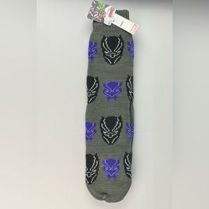 Marvel Avengers One Pair Men's Thick Warm Faux Fur Lined No Slip Slipper Socks